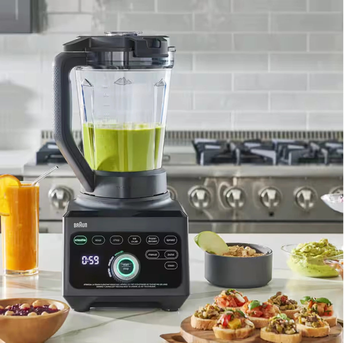 Braun Blender 1600 W 10 Speed Settings + Pulse 3 L, Tritan Jug, With Tamper, Black Braun Blender 1600 W 10 Speed Settings + Pulse 3 L, Tritan Jug, With Tamper, Black