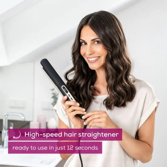 Beurer HS 80 Hair Straightener Ionic Technology & Titanium Plates
