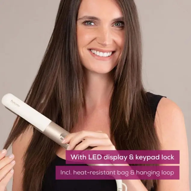 Beurer Hair Straightener - Ceramic Ion Technology 100-220°C