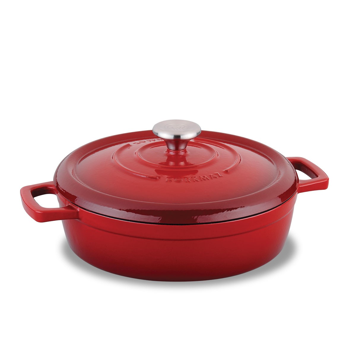 Korkmaz Casta Grill Low Casserole 26x7cm Red