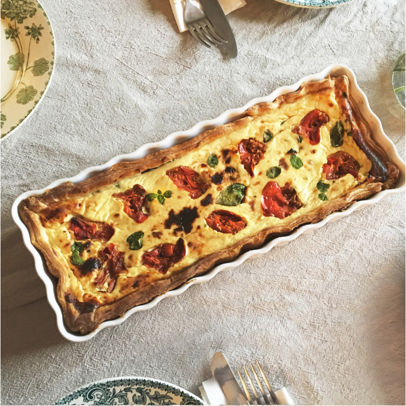 Emile Henry Slim Rectangular Tart Dish