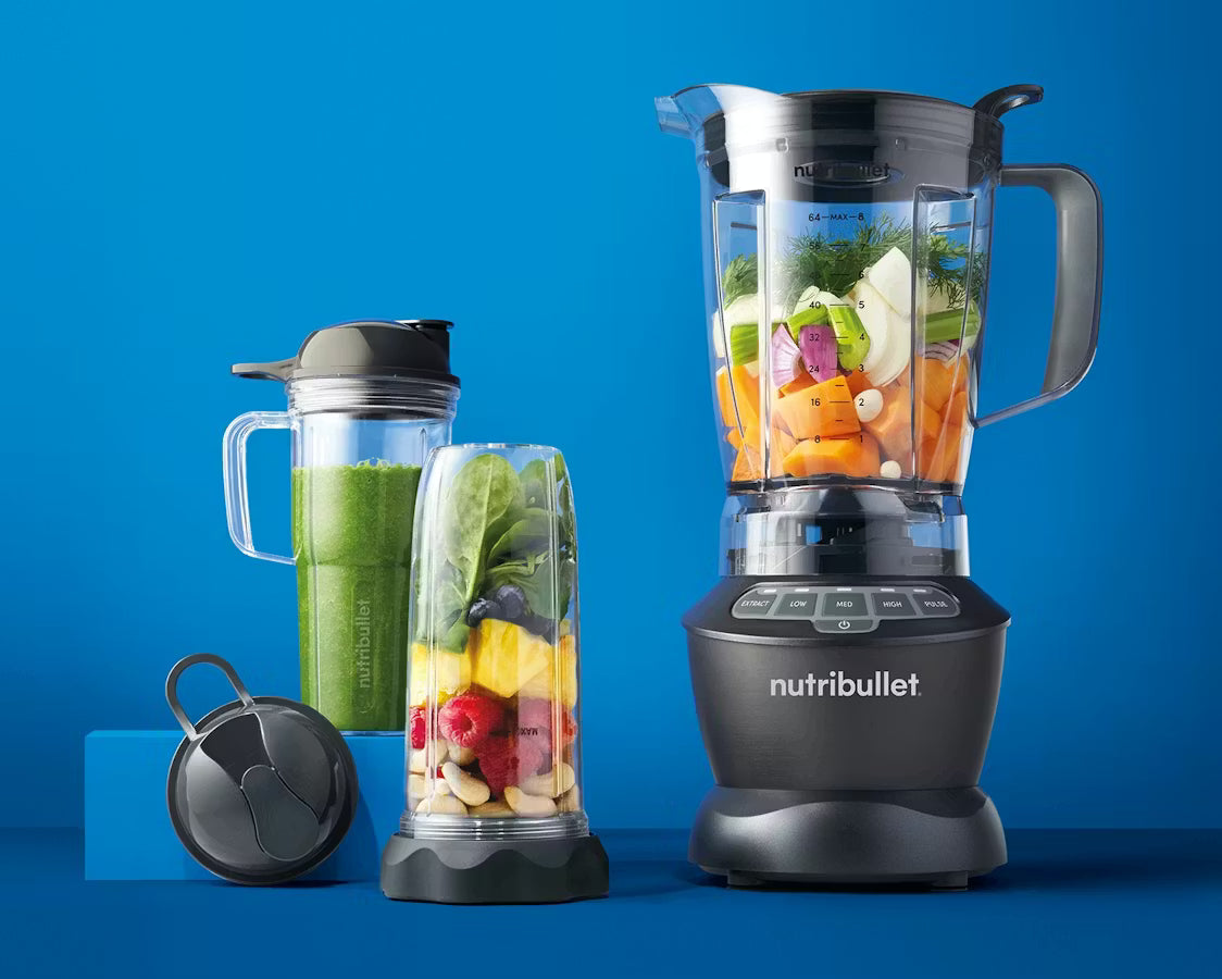 Nutribullet Blender Combo, 1200w, 9 Pcs, Dark Grey
