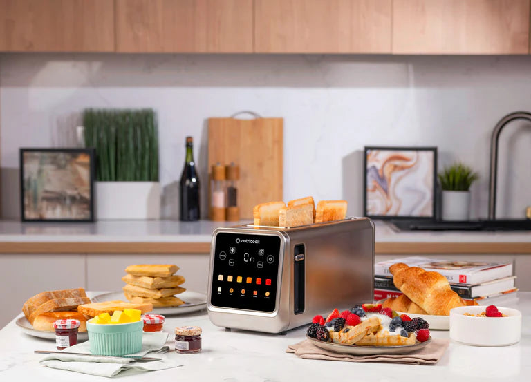 NUTRICOOK NC-TS401 DIGITAL TOASTER 4-SLICE NUTRICOOK NC-TS401 DIGITAL TOASTER 4-SLICE