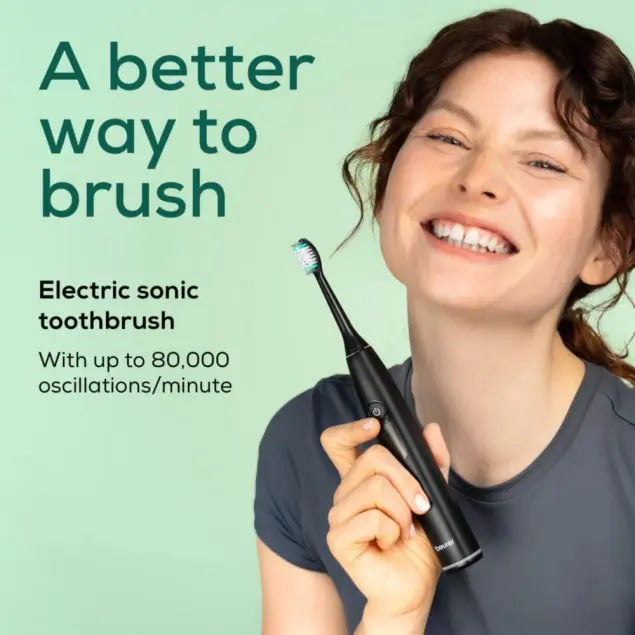 Electronic Sonic Toothbrush Midnight -Black