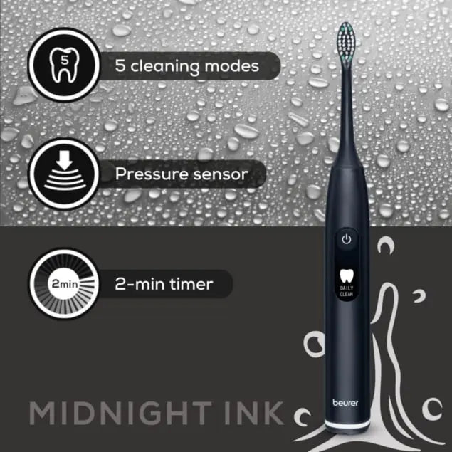 Electronic Sonic Toothbrush Midnight -Black