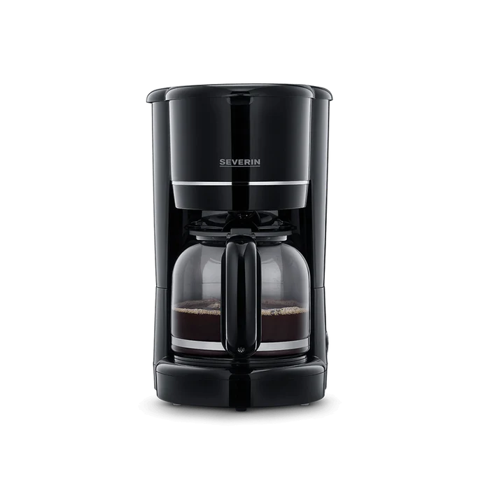 Severin 4320 Coffee maker Black Cup volume=10 Glass jug, Plate warmer