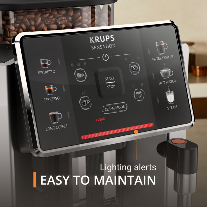 Krups EA910E10 Sensation 15 Bar Coffee Machine Full Auto Krups EA910E10 Sensation 15 Bar Coffee Machine Full Auto