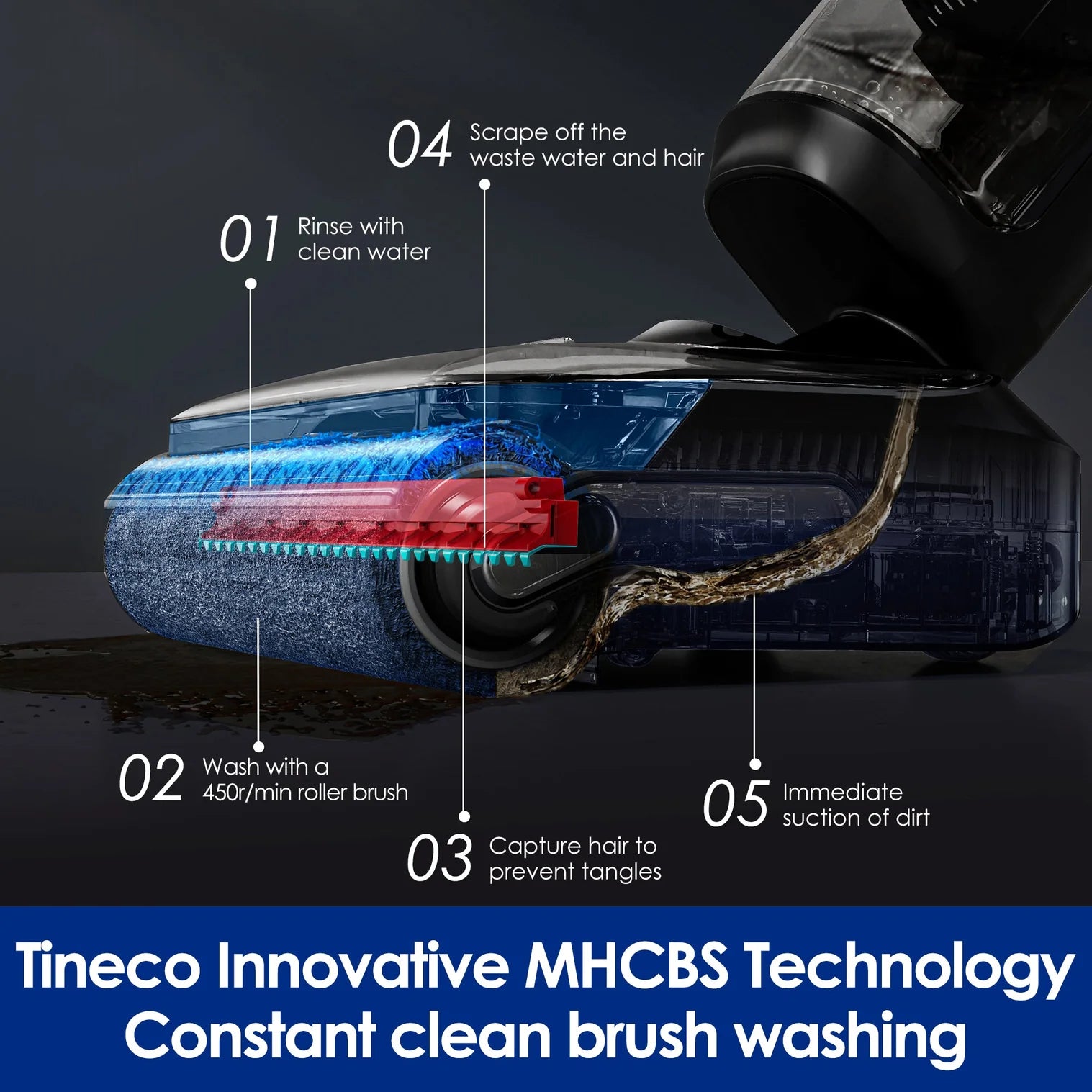 Tineco Floor ONE S7 Stretch Cordless Wet Dry Vacuum Clean