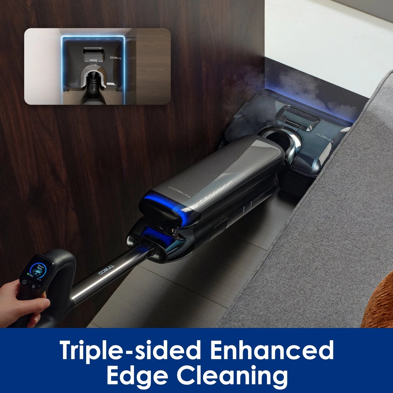 Tineco FLOOLR ONE S9 Artist Cordless Wet Dry Vacuum Cleaner, Silver