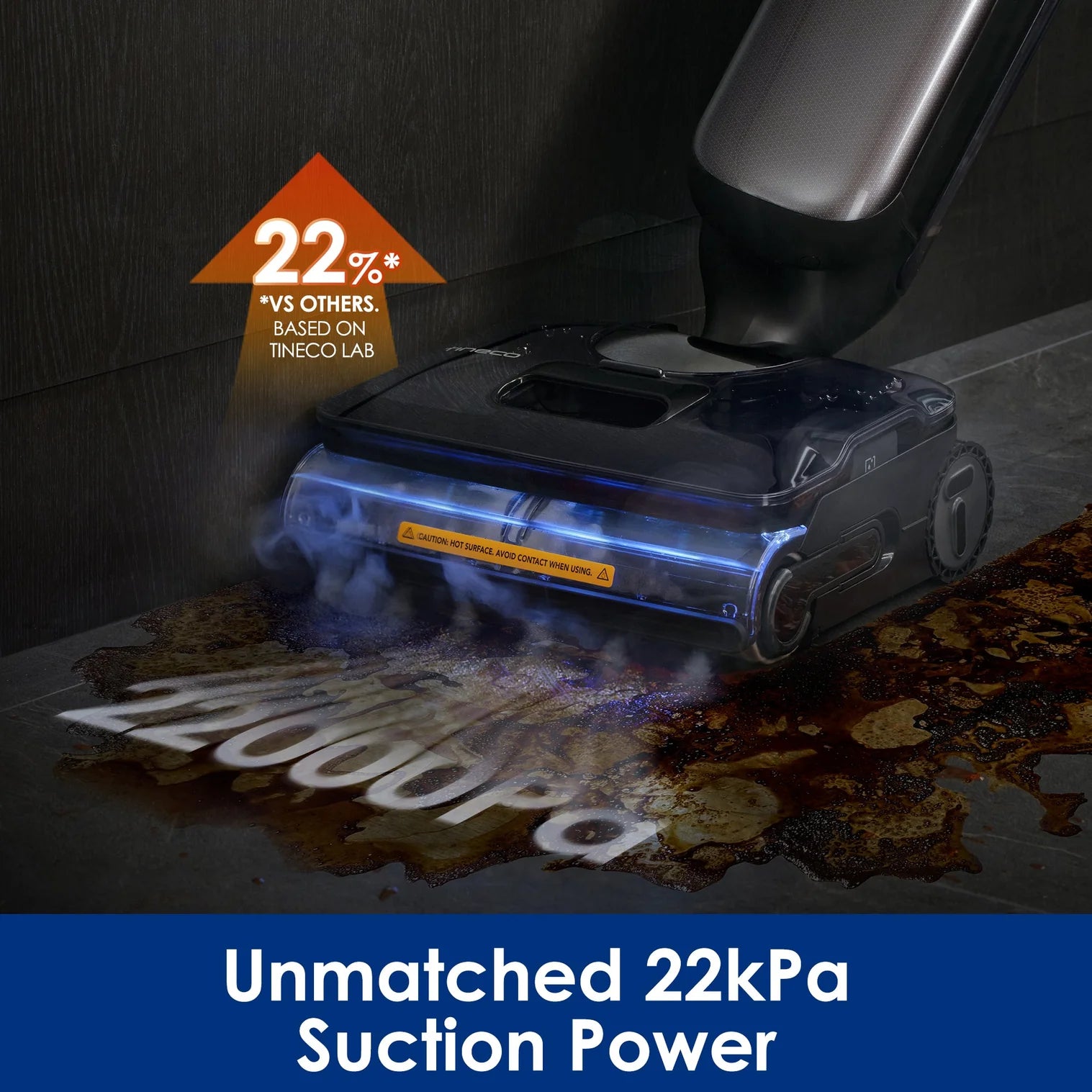 Tineco FLOOLR ONE S9 Artist Cordless Wet Dry Vacuum Cleaner, Silver