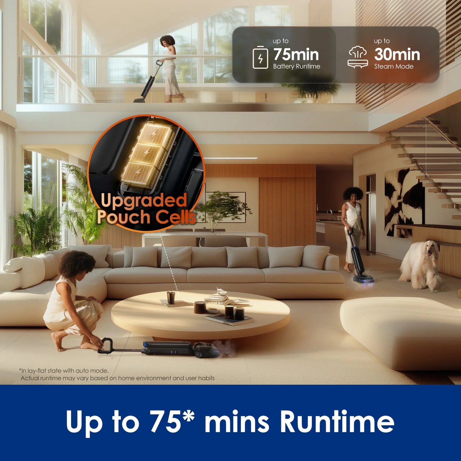 Tineco FLOOLR ONE S9 Artist Cordless Wet Dry Vacuum Cleaner, Silver