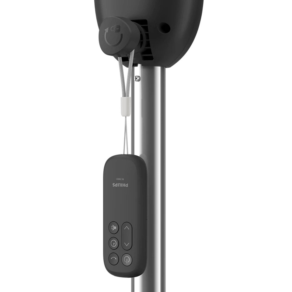 Philips Fan Pedestal Type, 53 W, 5 Blades, 3 Speeds Black