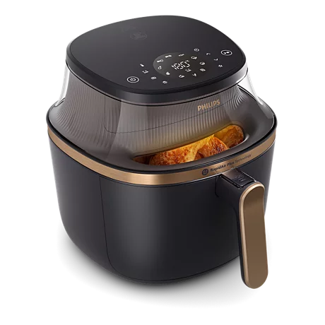 Philips Air Fryer -Black 3000 Series,6.2L,12 Preset Functions