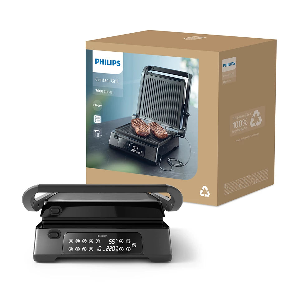 Philips 7000 Series Contact Grill HD6307/70 – Black