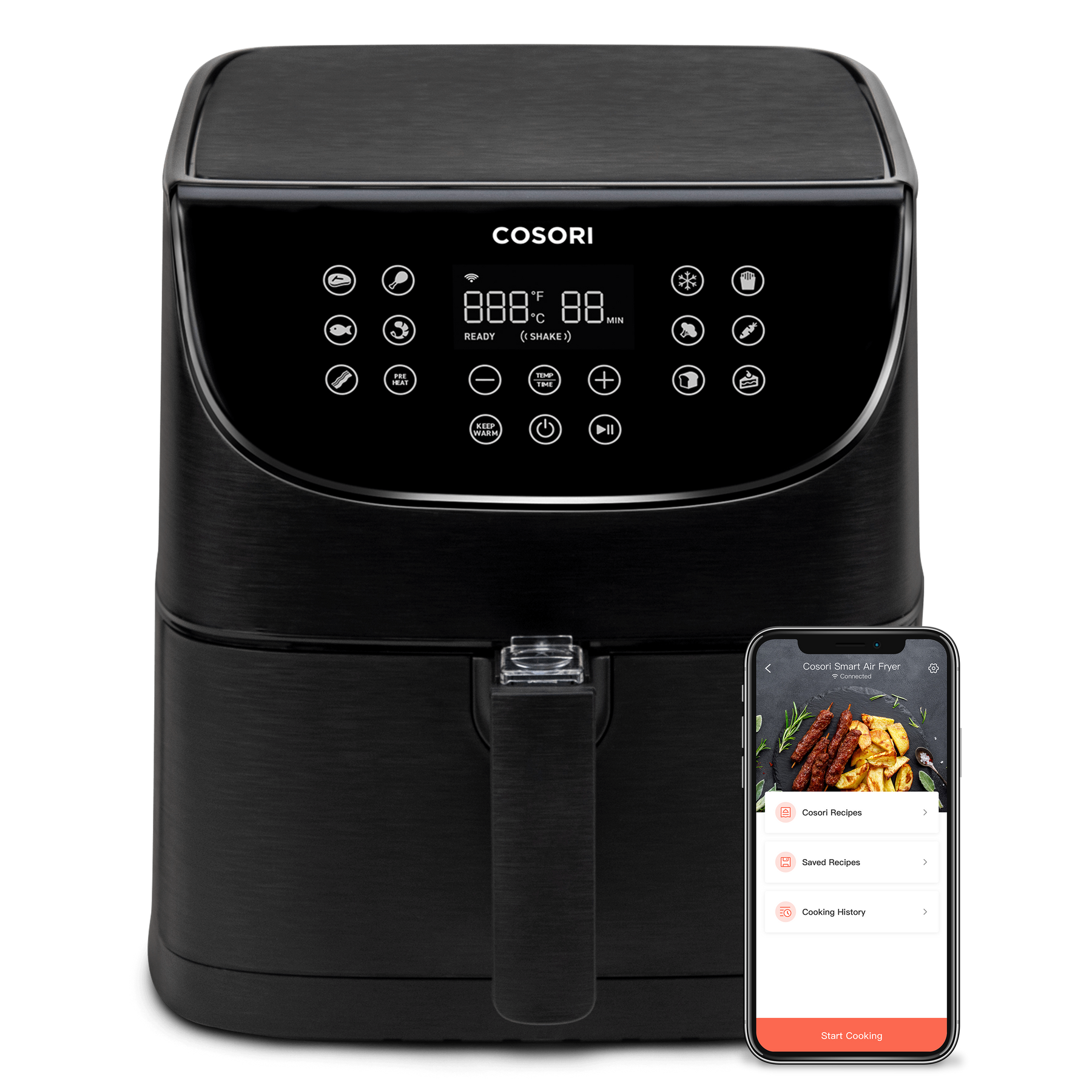 COSORI Smart WiFi Air Fryer, 5.5L
