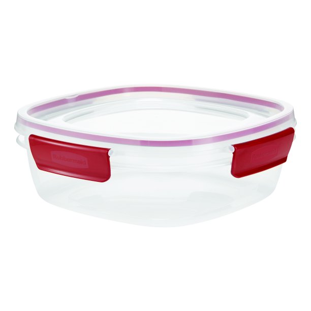 Rubbermaid EasyFindLids Food Storage Container With Tabs, 2.1L