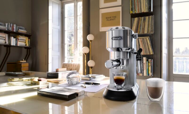 DeLonghi DEDICA 15 Bar Pump Espresso Machine Coffee Maker