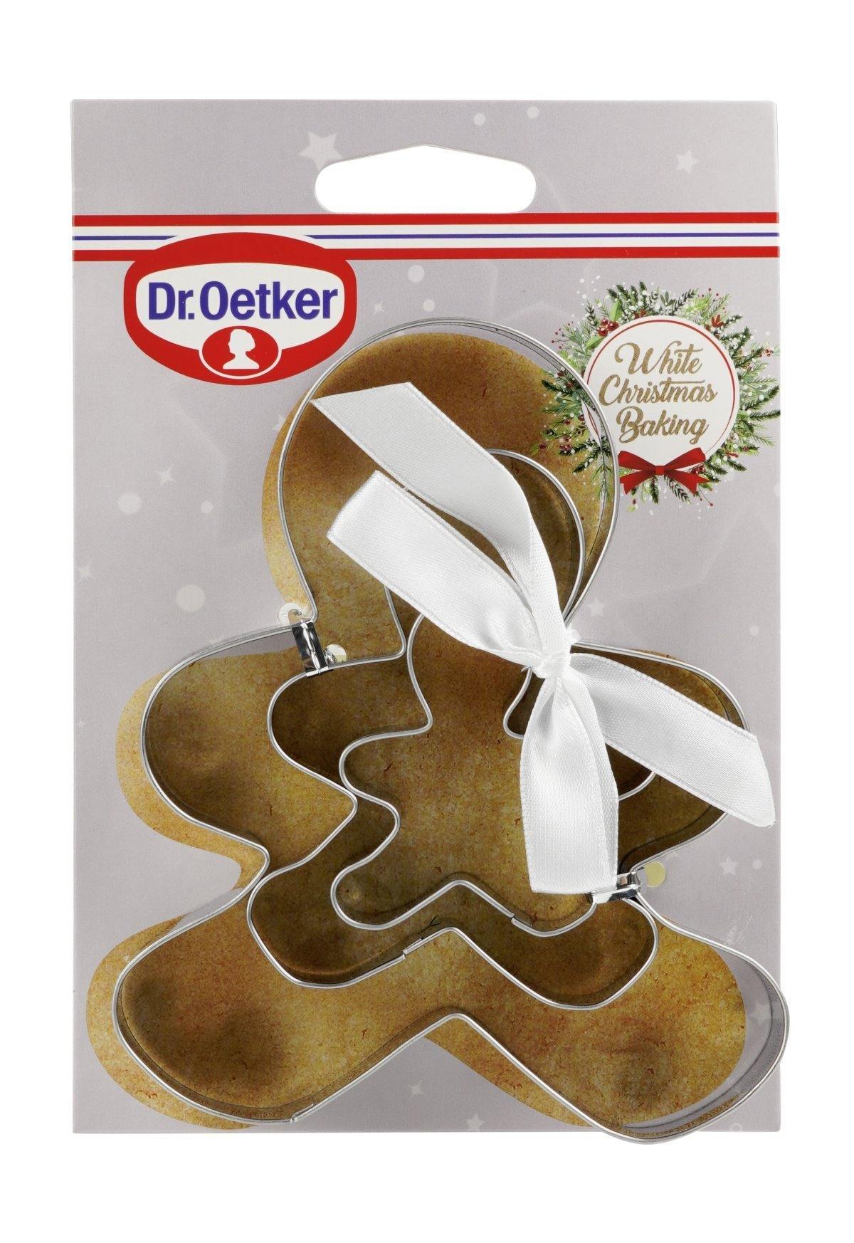 Dr. Oetker Gingerbread Man Cutter, 3Pcs - Whole and All