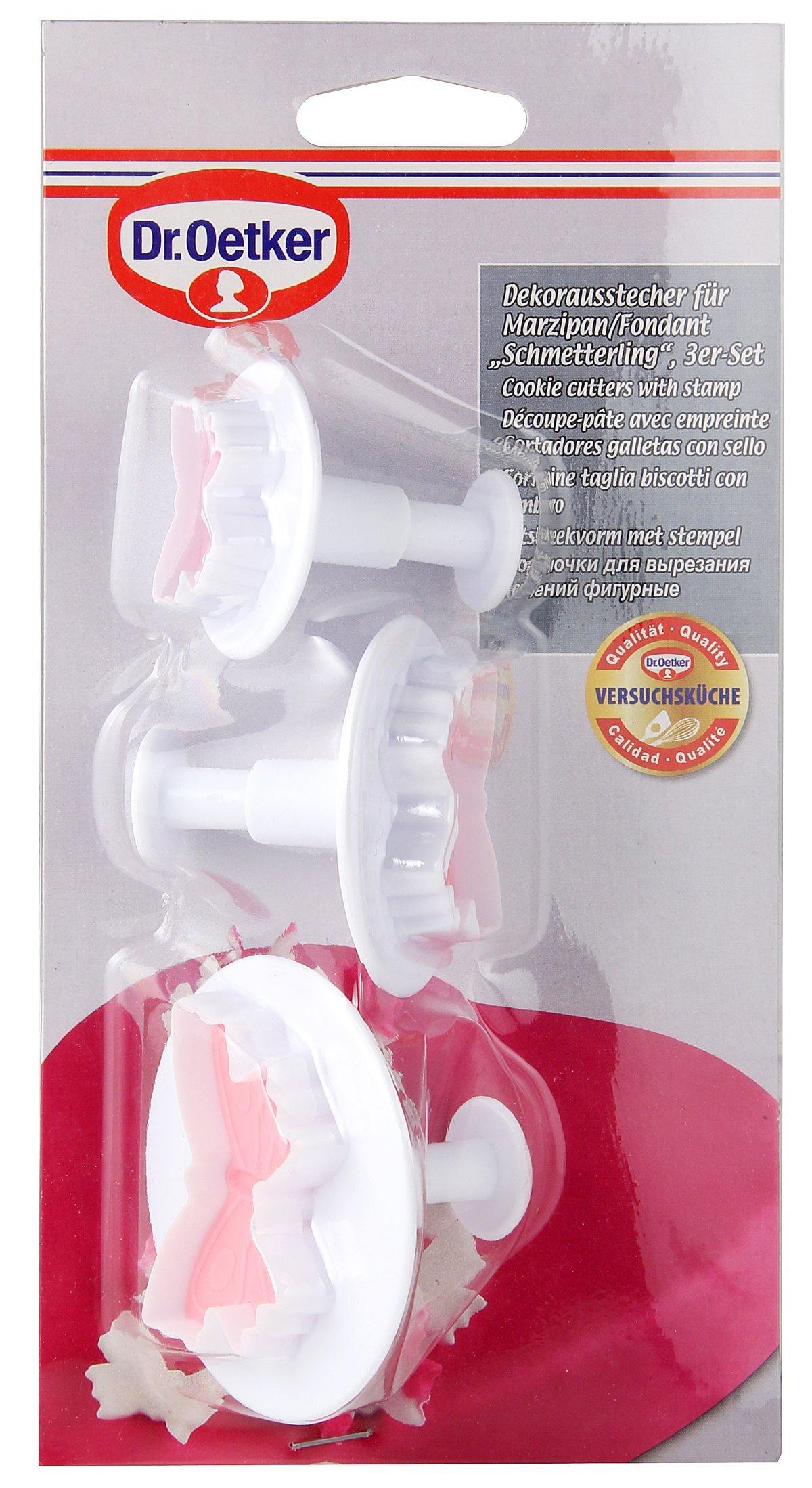 Dr. Oetker Decoration Cutter Butterfly Set of 3 - Whole and All