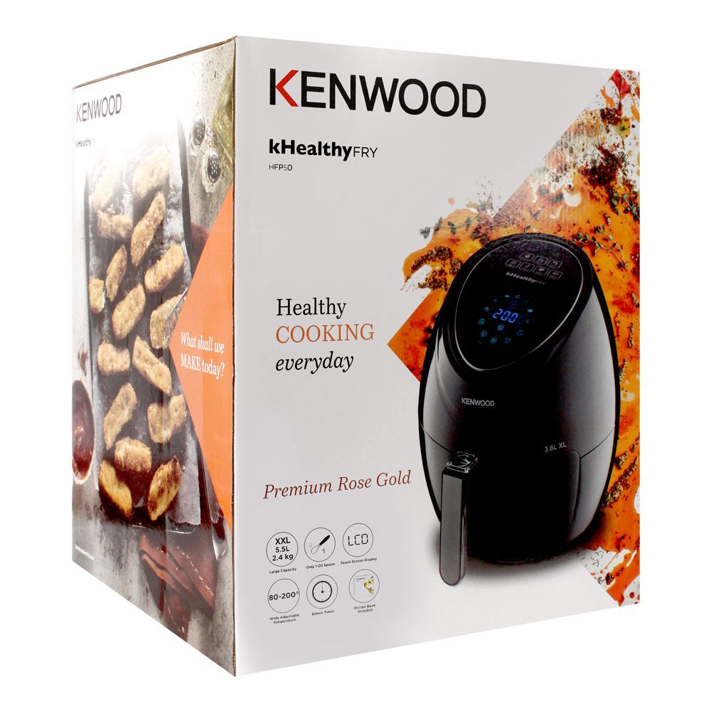 Kenwood  Air Fryer, 1.7 Kg, 5.5L (Black)