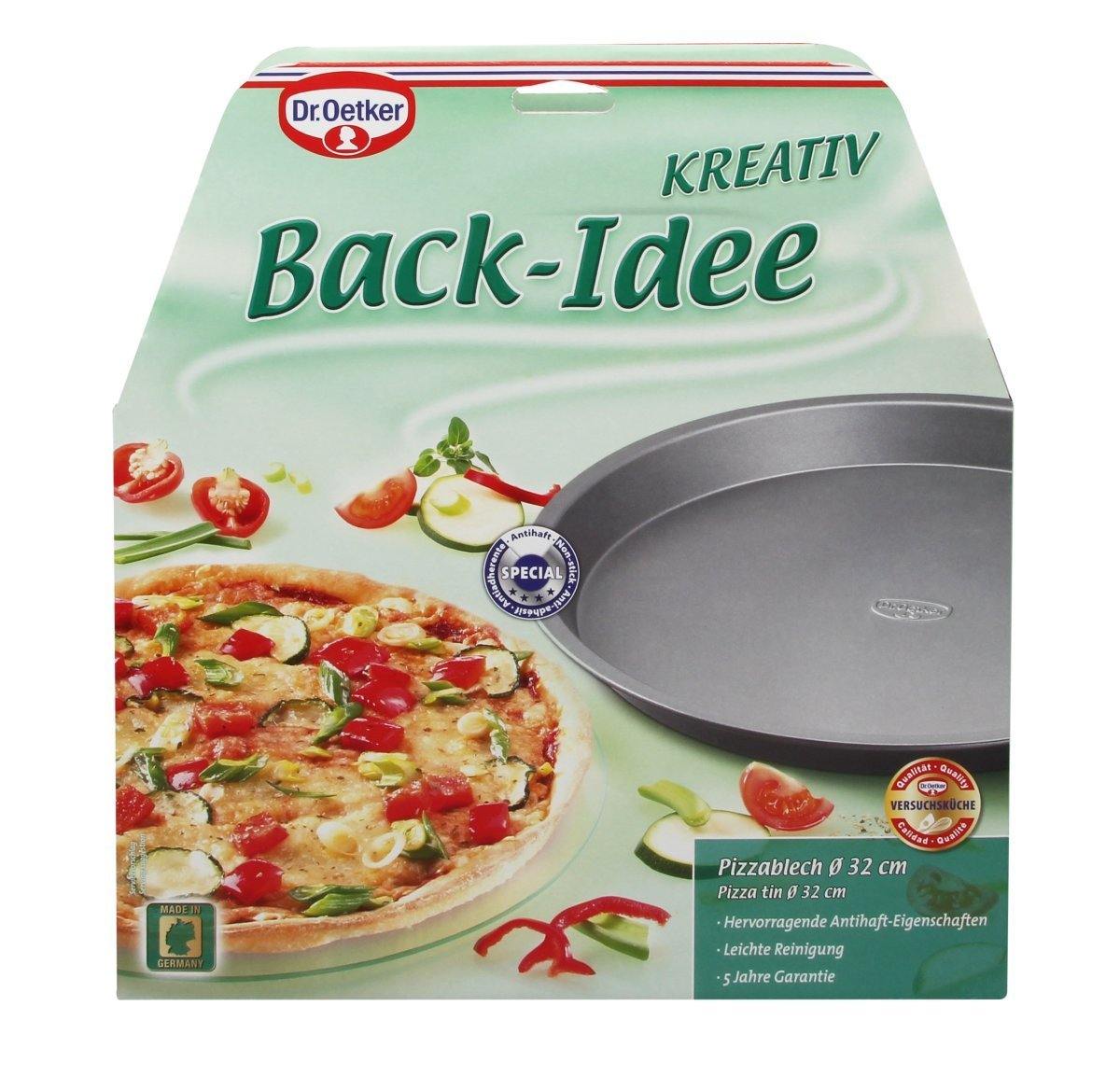 Dr. Oetker "Back-Idee" Pizza Tray, Black, 32X3.5 cm - Whole and All