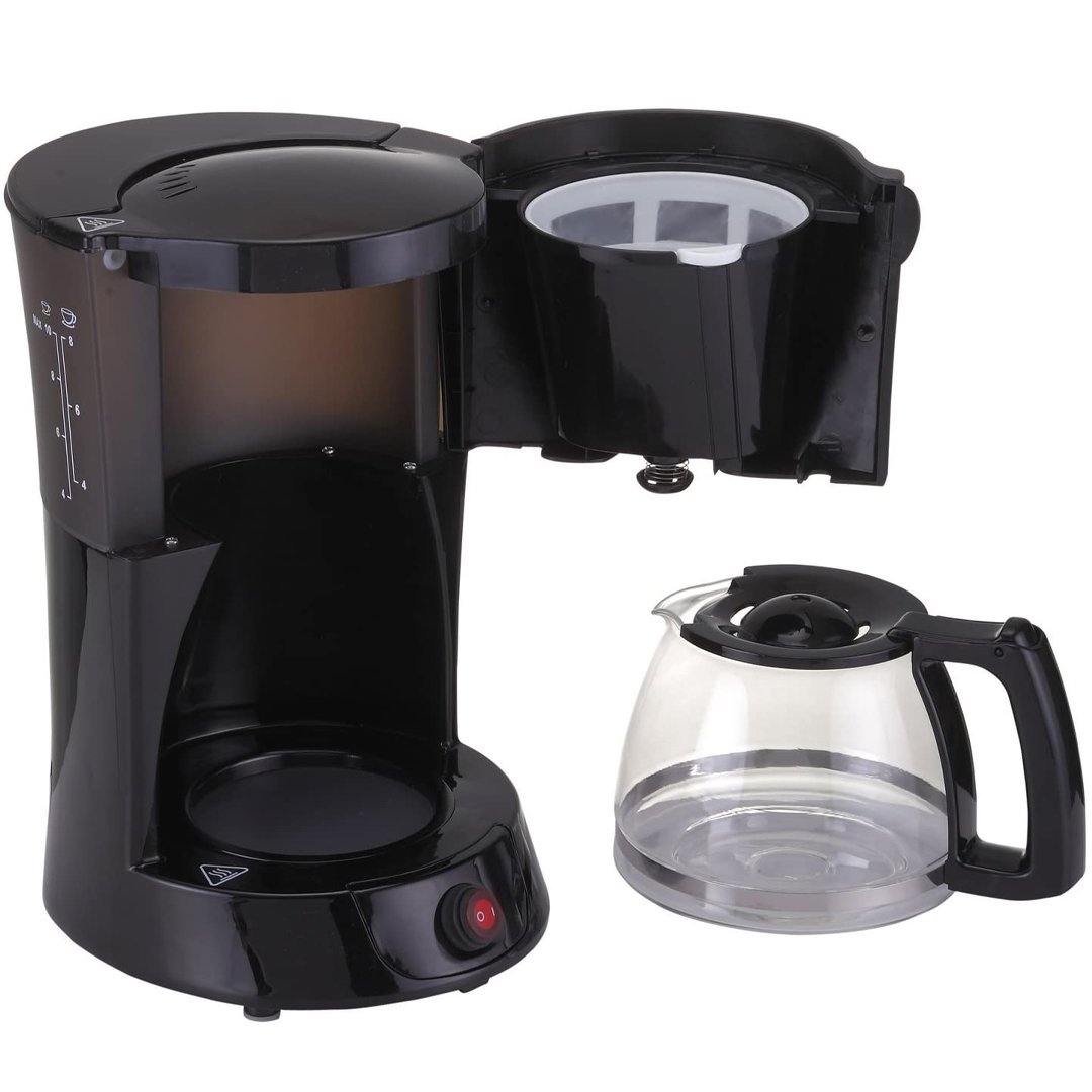 Moulinex Coffee Maker With Glass Jar, 10 Cups, 800W (Black) - Whole and All