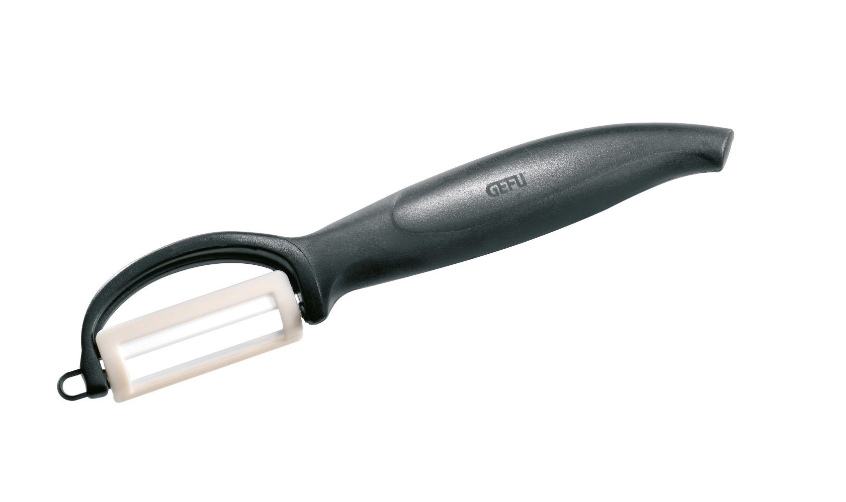 GEFU Ceramic Peeler With Vertical Blade Ceramo - Whole and All