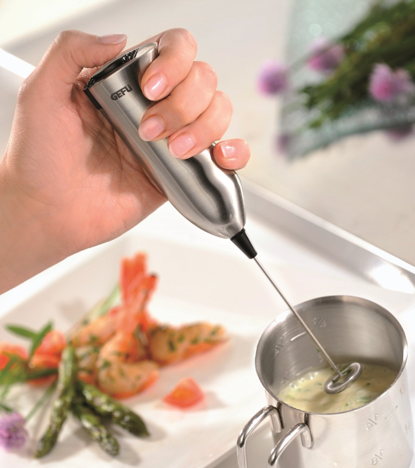 GEFU Milk Frother Marcello - Whole and All