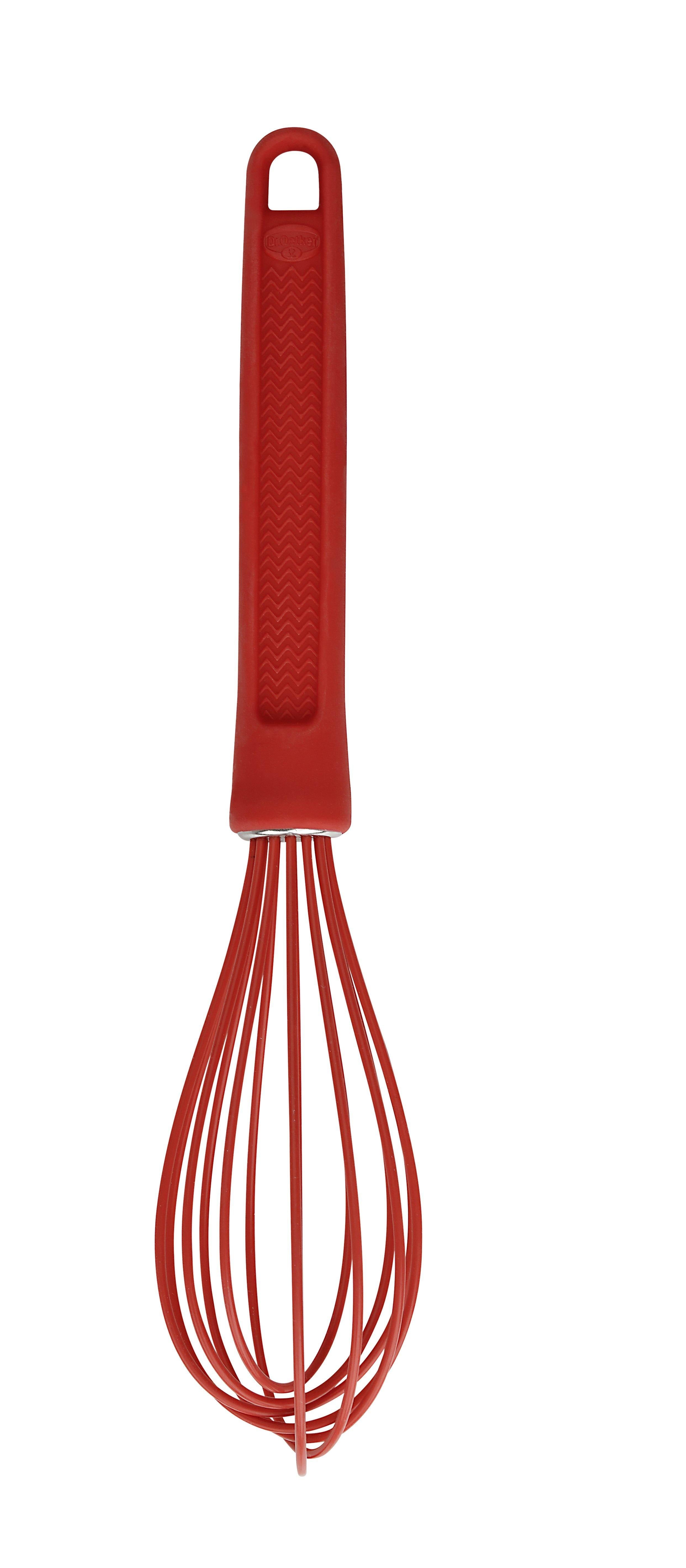 Dr. Oetker "Flexxibel Love" Silicone Egg Whisk, Red, 25 Cm - Whole and All