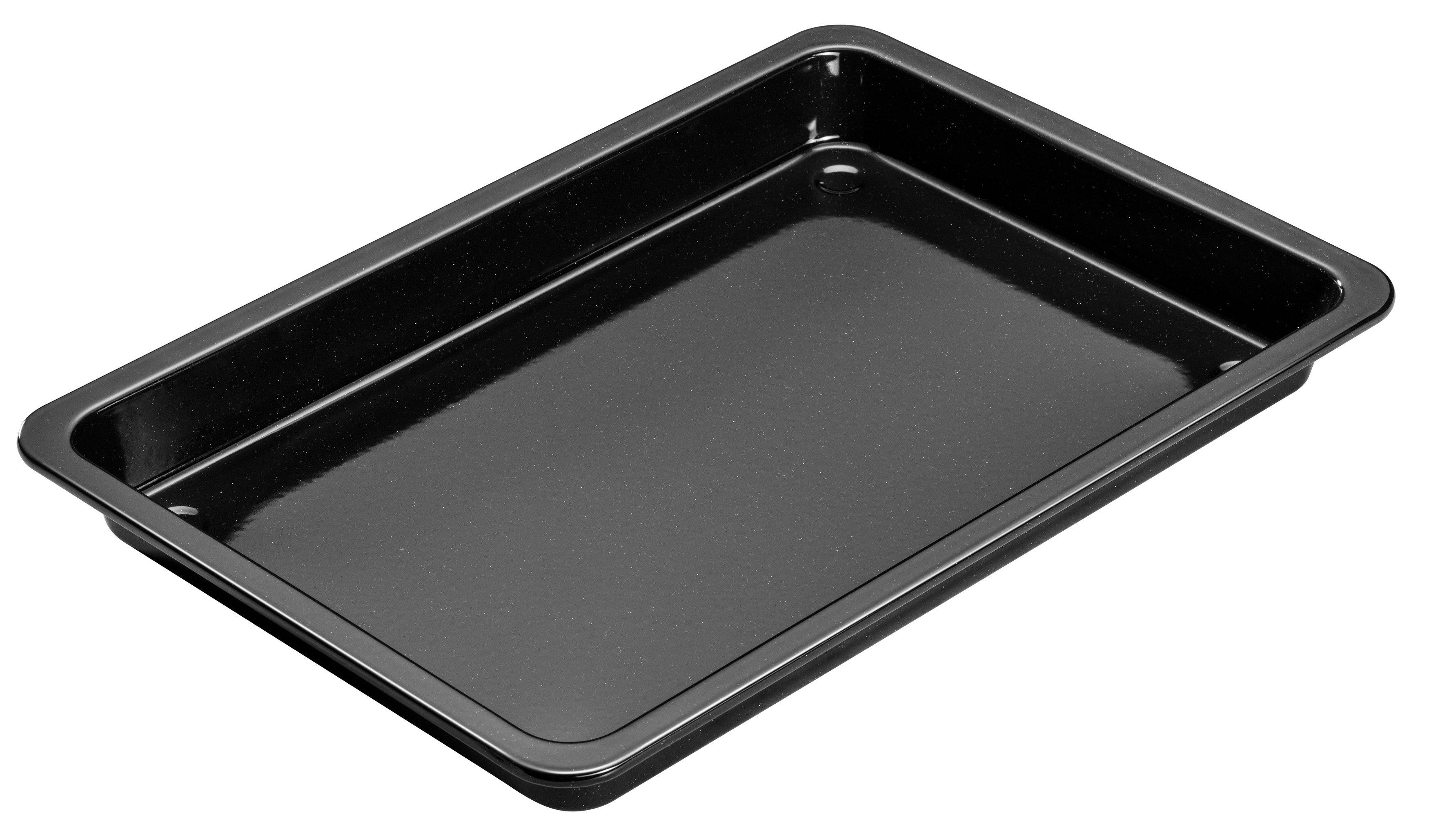 Dr. Oetker "Back-Idee Kreativ" Pizza And Baking Tray Enamel, Black, 42X29X4 Cm - Whole and All