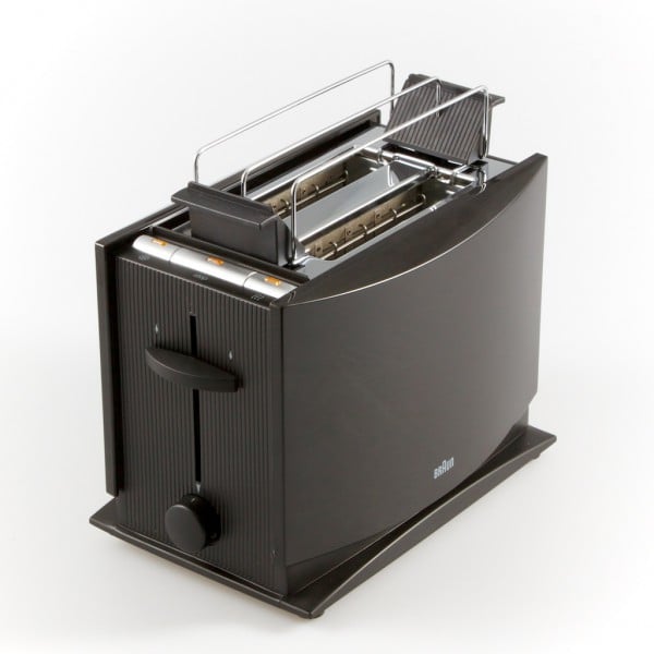 Braun Modern Wide Slot Toaster, 220V (Black)