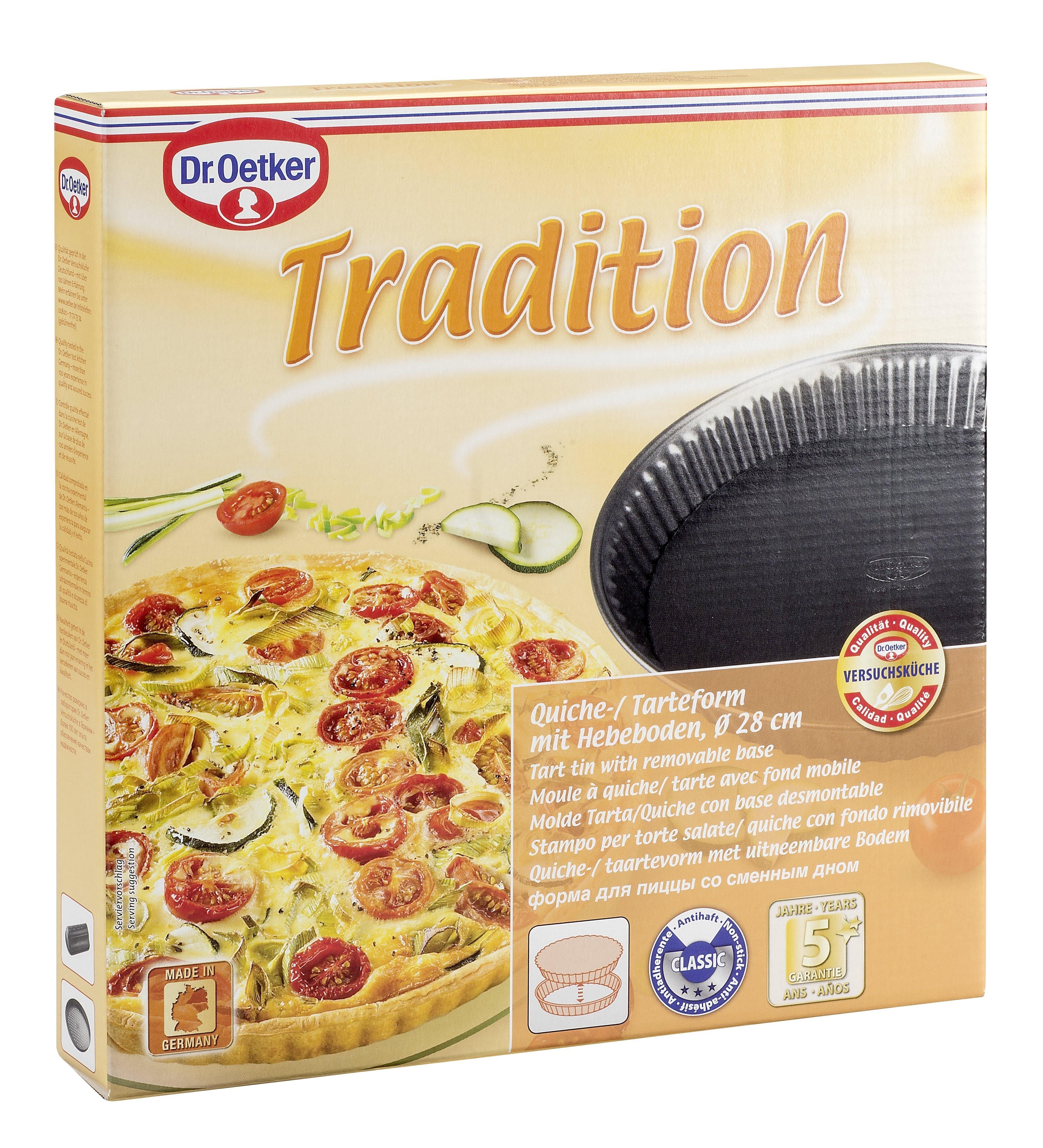 Dr. Oetker "Tradition" Tart Tin, Black, 28X4 Cm - Whole and All