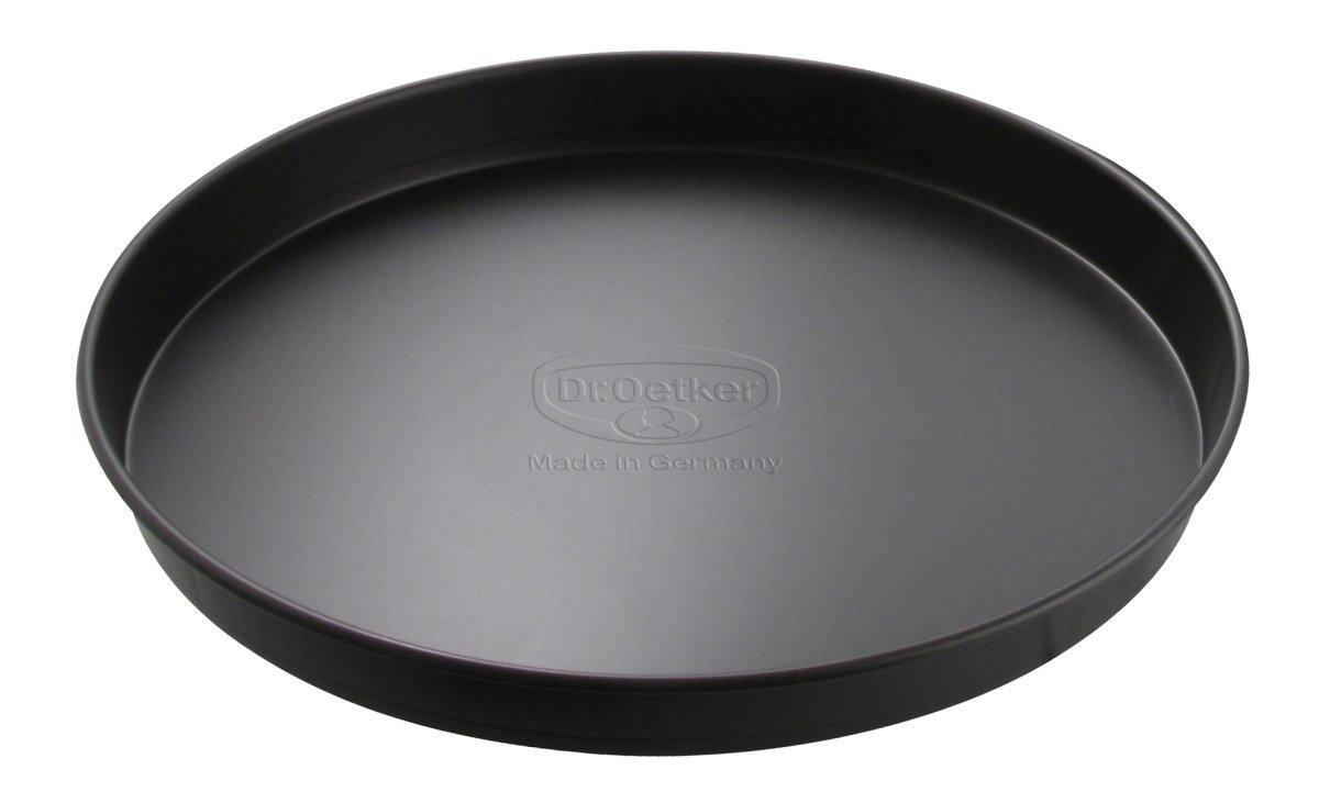 Dr. Oetker "Tradition" Pizza-/ Baking Tray, Black, Steel, 28X3 cm - Whole and All