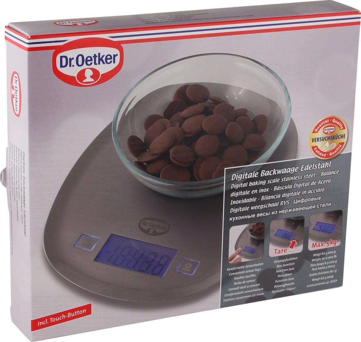 Dr. Oetker  Scale Digital With Touchscreen White, 22X8X2 cm - Whole and All
