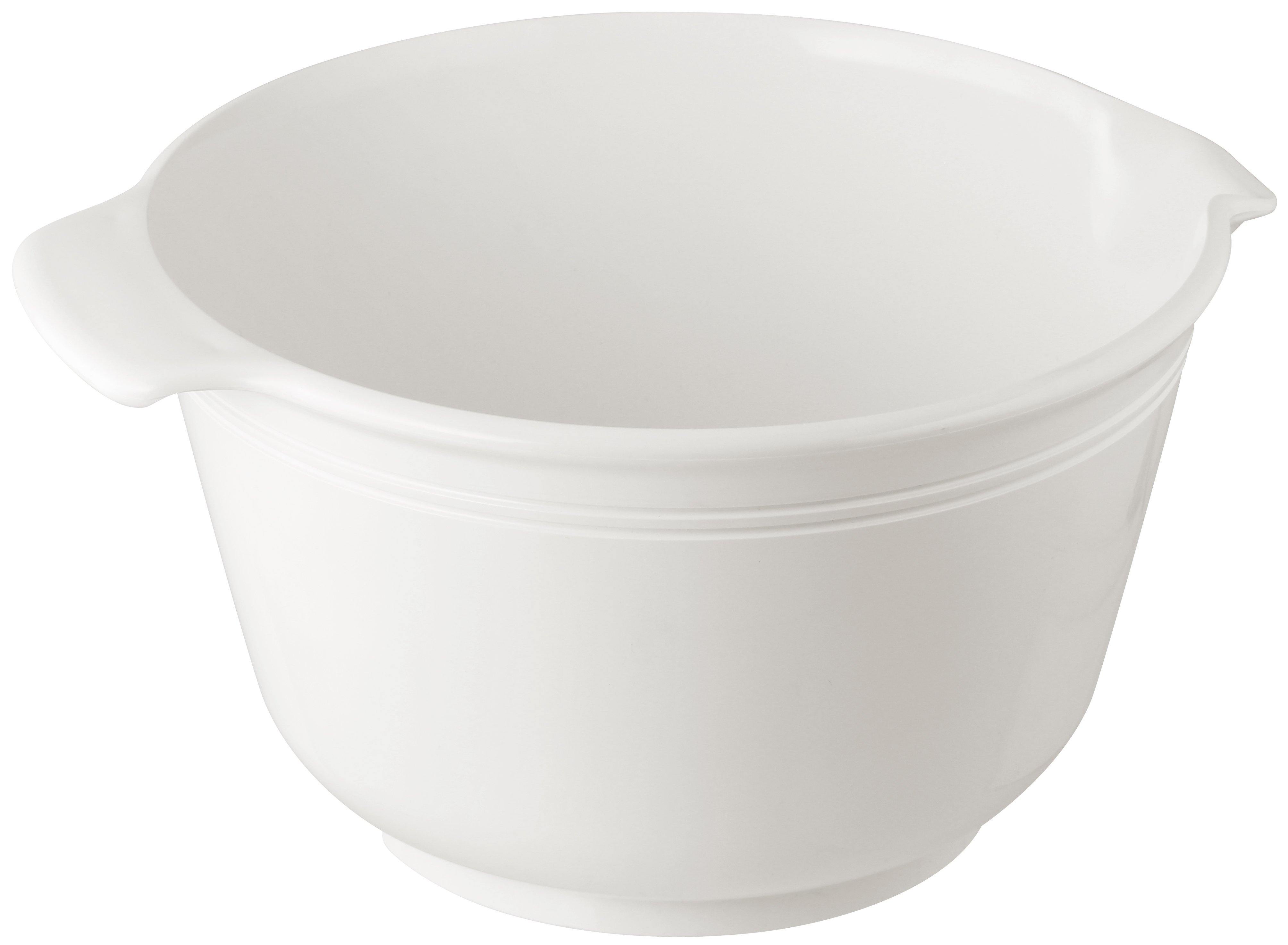 Dr. Oetker Mixing Bowl, White, 23X14 Cm, 3L - Whole and All