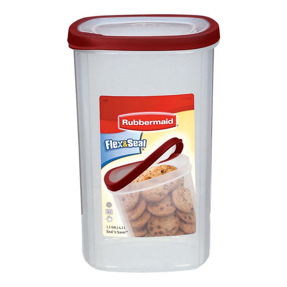Rubbermaid 1.5 Gallon Flex and Seal Cereal Keeper Modular Food Storage  Container