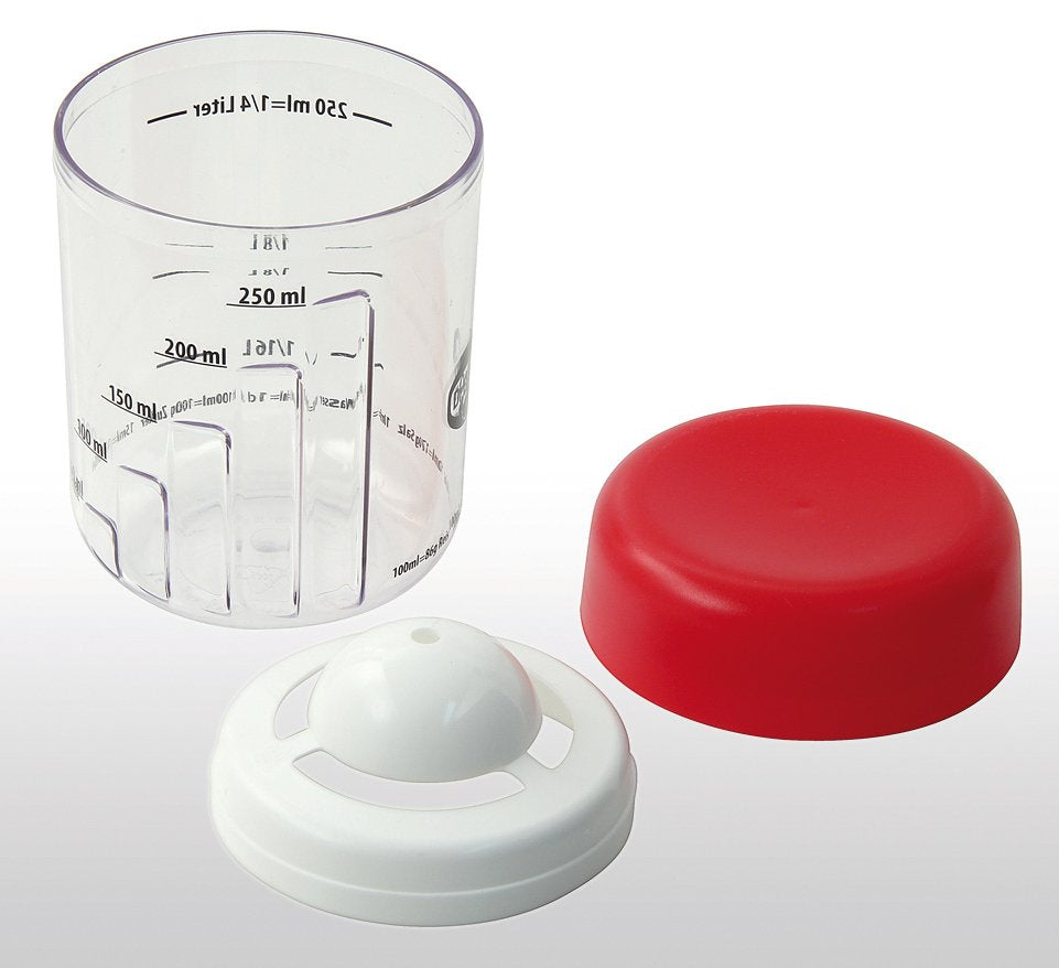Dr.Oetker Measuring and Mixing Cup with Egg Seperator 3-part, 8x11cm - Whole and All