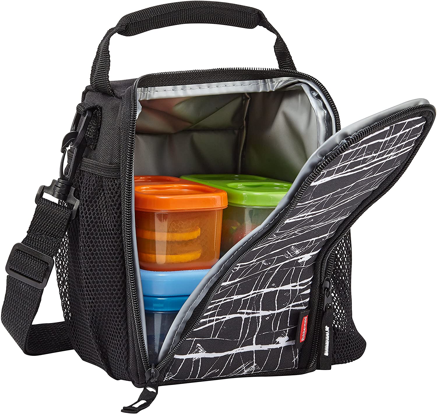 Rubbermaid LunchBlox Lunch Bag, Small, Black Etch - Whole and All