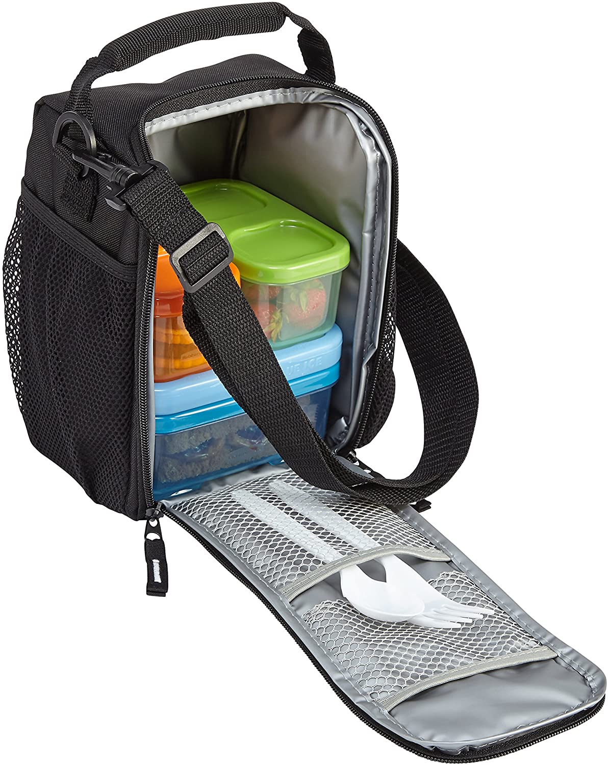 Rubbermaid LunchBlox Lunch Bag, Small, Black Etch - Whole and All