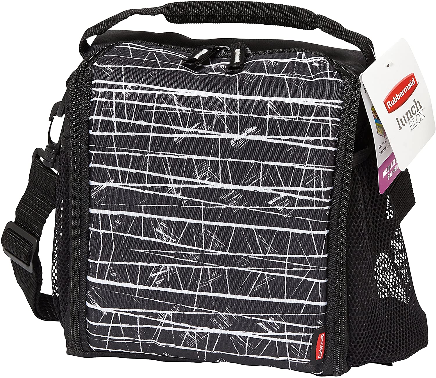 Rubbermaid Lunchblox Lunch Bag, Medium, Black Etch - Whole and All