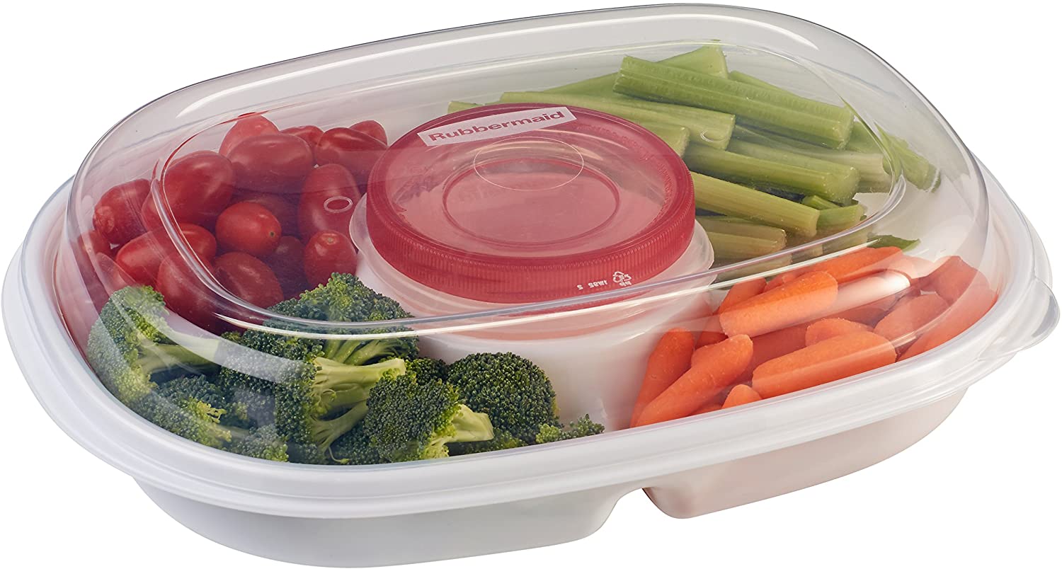 Rubbermaid Dedicated Storage Party Platter, 2.3 L - Whole and All