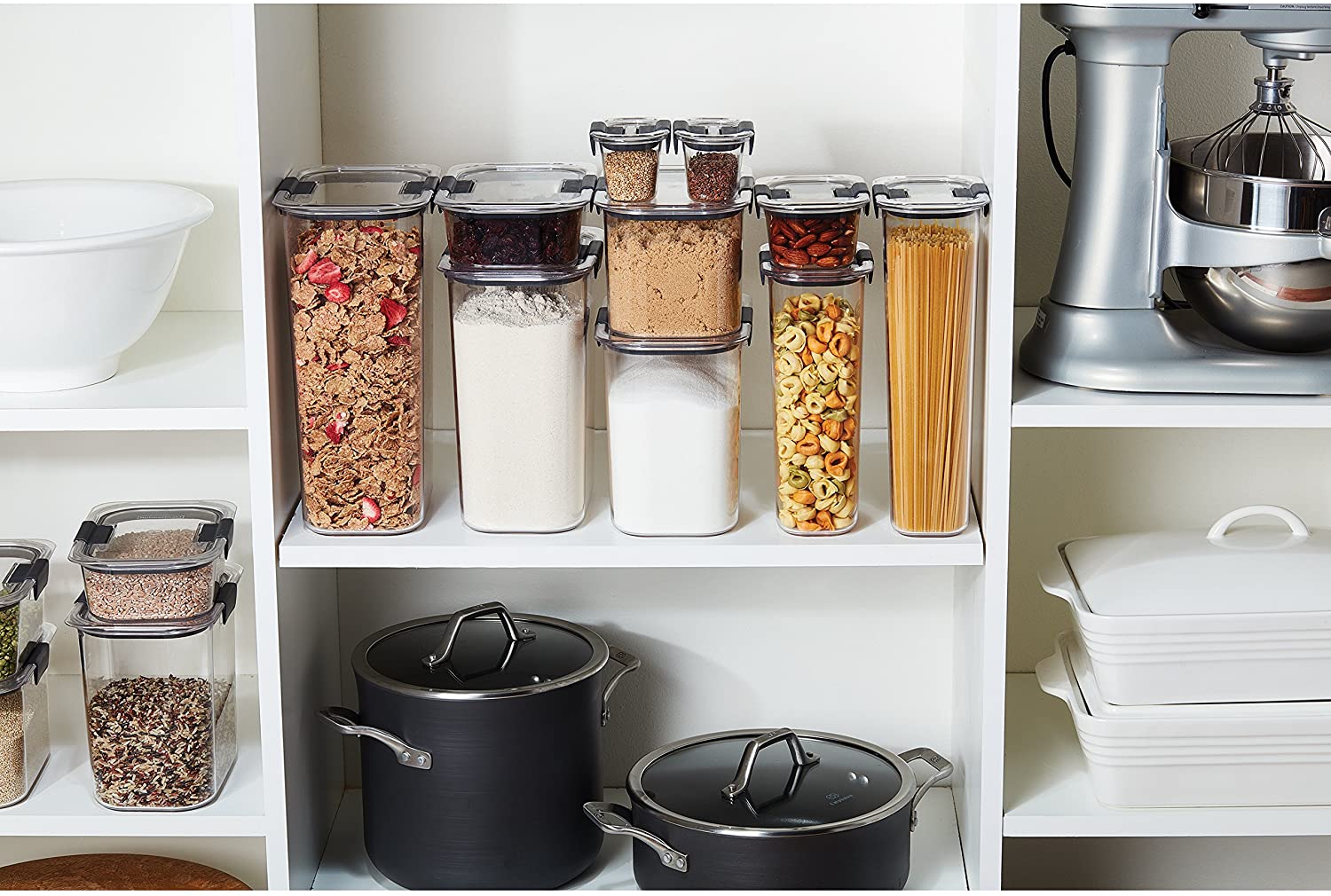 Rubbermaid Brilliance Pantry Organization Sugar Container - Clear