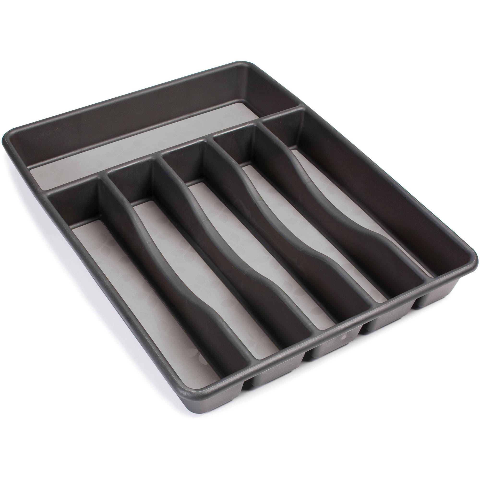 Rubbermaid Large Cutlery Tray, Grey - Whole and All