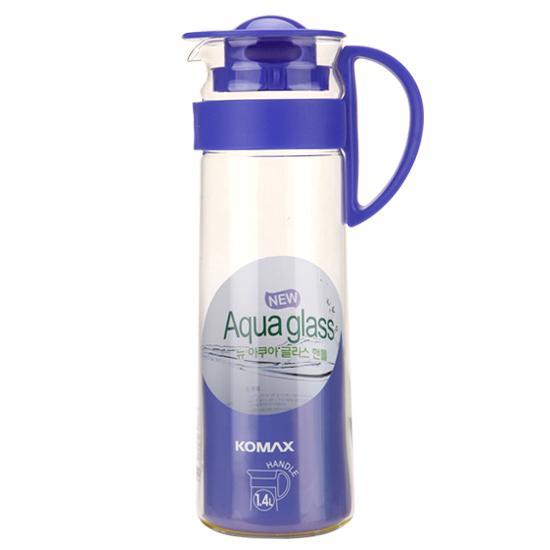 Komax Aqua Glass Beverage Pitcher, 1.4 L - Whole and All