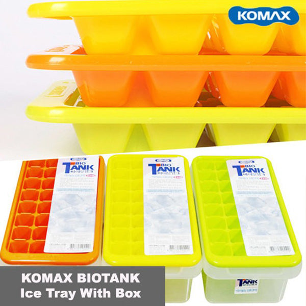 Komax Biotank Ice Cube Tray with Storage Container - Whole and All