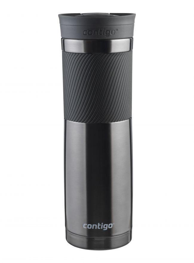 Contigo Snapseal Byron Gunmetal Vacuum Insulated Stainless Steel Travel Mug 720ml - Whole and All