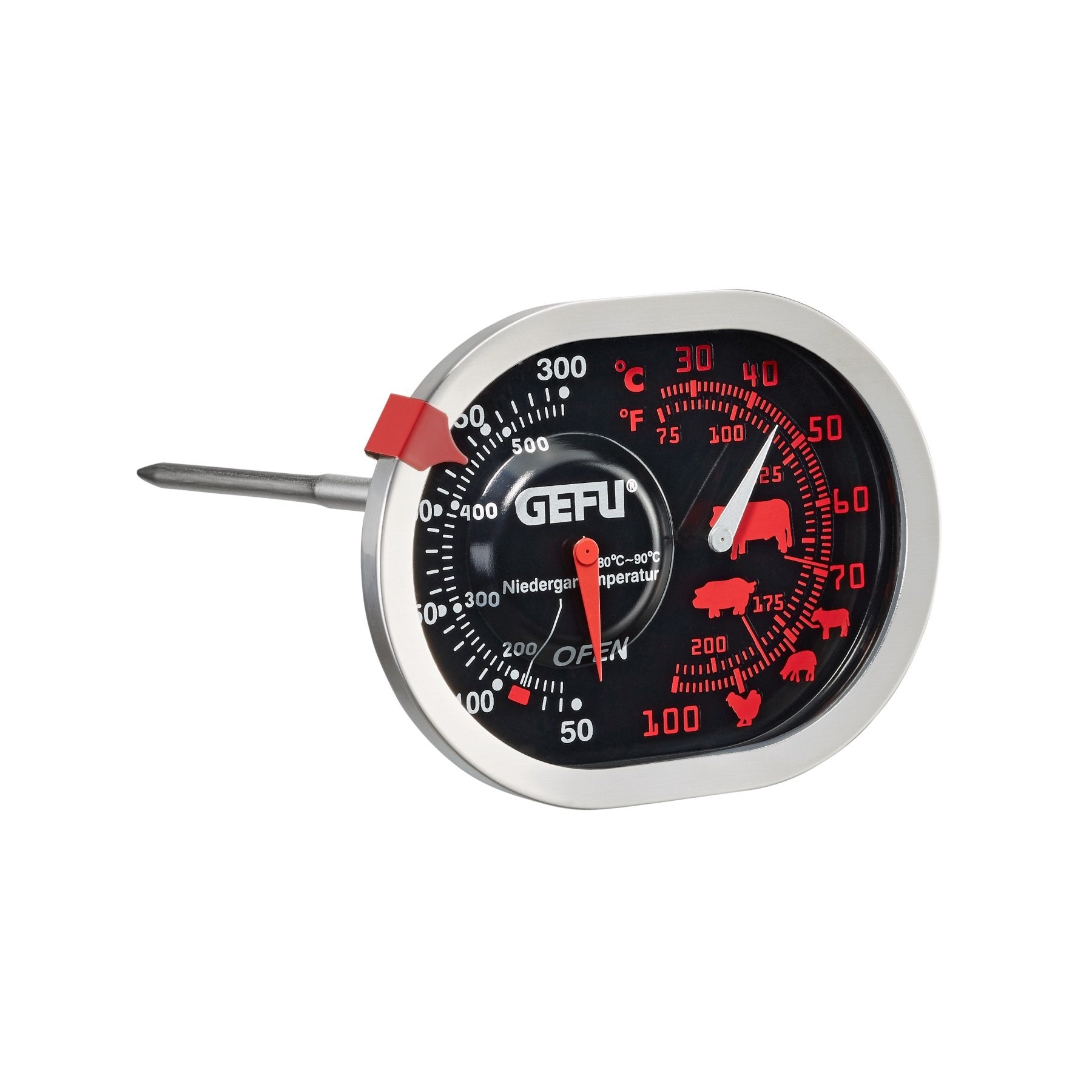 GEFU Roast And Oven Thermometer 3 In 1 Messimo - Whole and All