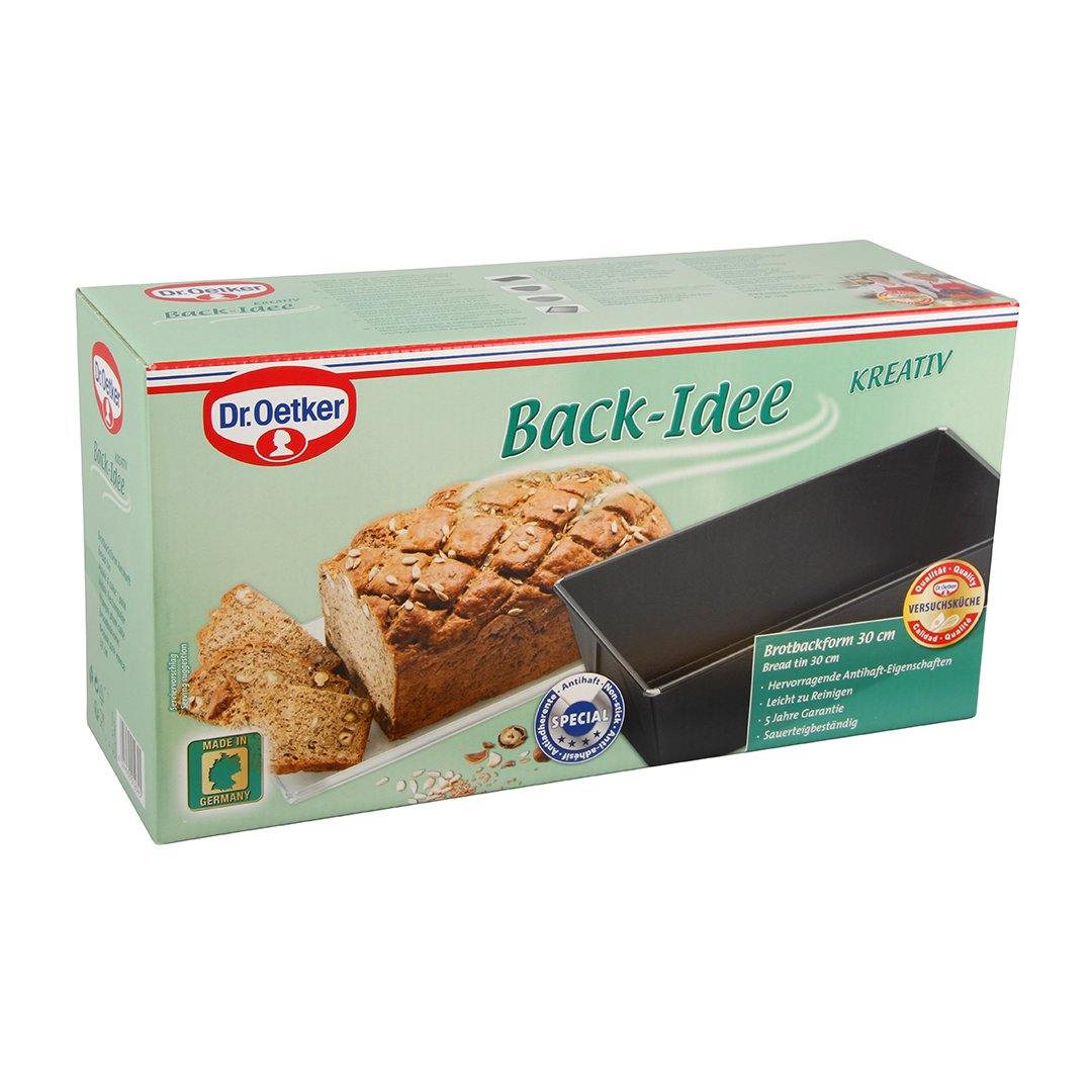 Dr. Oetker "Back-Idee Kreativ" Bread Tin Non-Stick, Black, 30X16X10 Cm - Whole and All