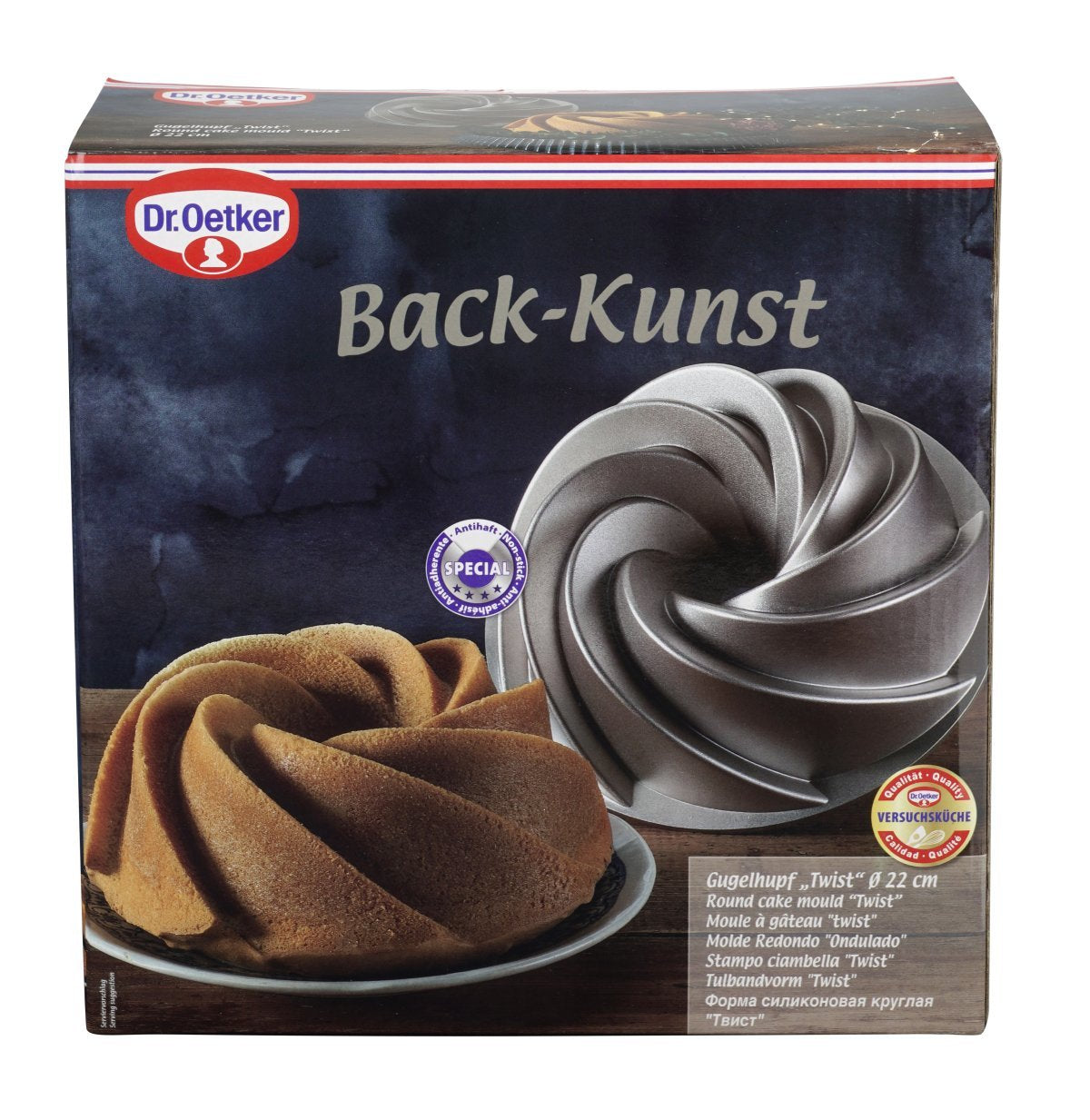 Dr. Oetker Round Cake Mould "Twist" 22X9 cm - Whole and All