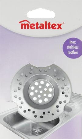 Metaltex Stainless Steel Sink Strainer, 7 Cm